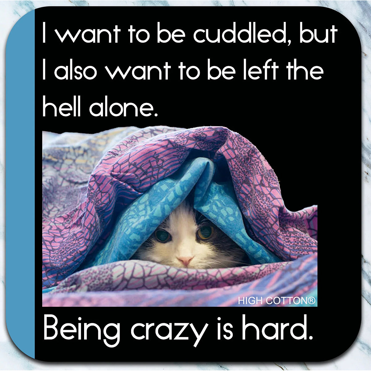 Cuddled and Left Alone Coaster - AA
