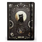Good Luck Cat Lined Hardcover Notebook Journal - 5 3/4" X 8 1/4" - EE