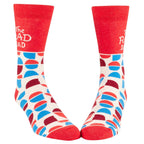 Rad Dad - Blue Q Men's Crew Socks