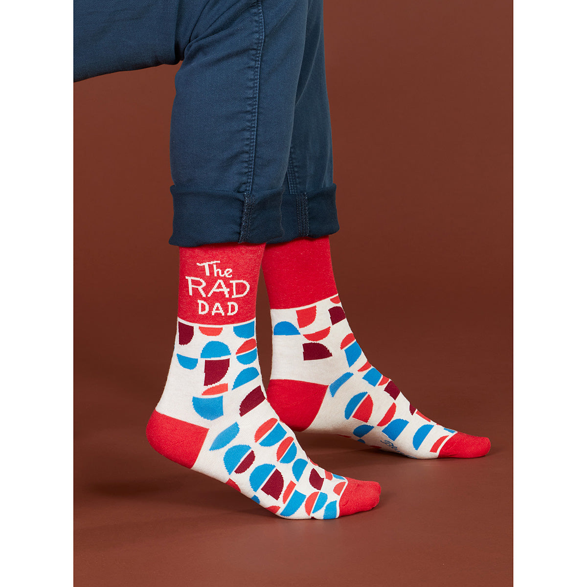 Rad Dad - Blue Q Men's Crew Socks
