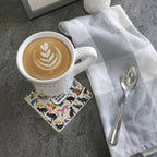 All These Cats - Limestone Coaster by Tipsy