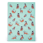 Mission lined, stitched notebook - 5 3/4" X 8 1/4" - EE