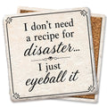 Recipe for Disaster - Limestone Coaster by Tipsy