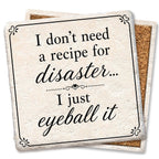Recipe for Disaster - Limestone Coaster by Tipsy