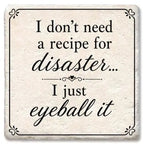 Recipe for Disaster - Limestone Coaster by Tipsy