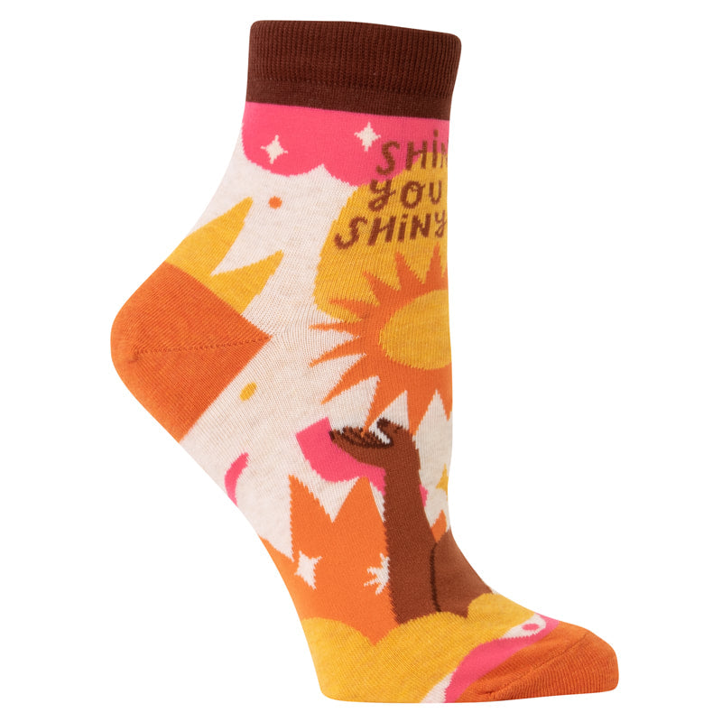 Shine On You Crazy Shiny Thing - Blue Q Women's Ankle Socks