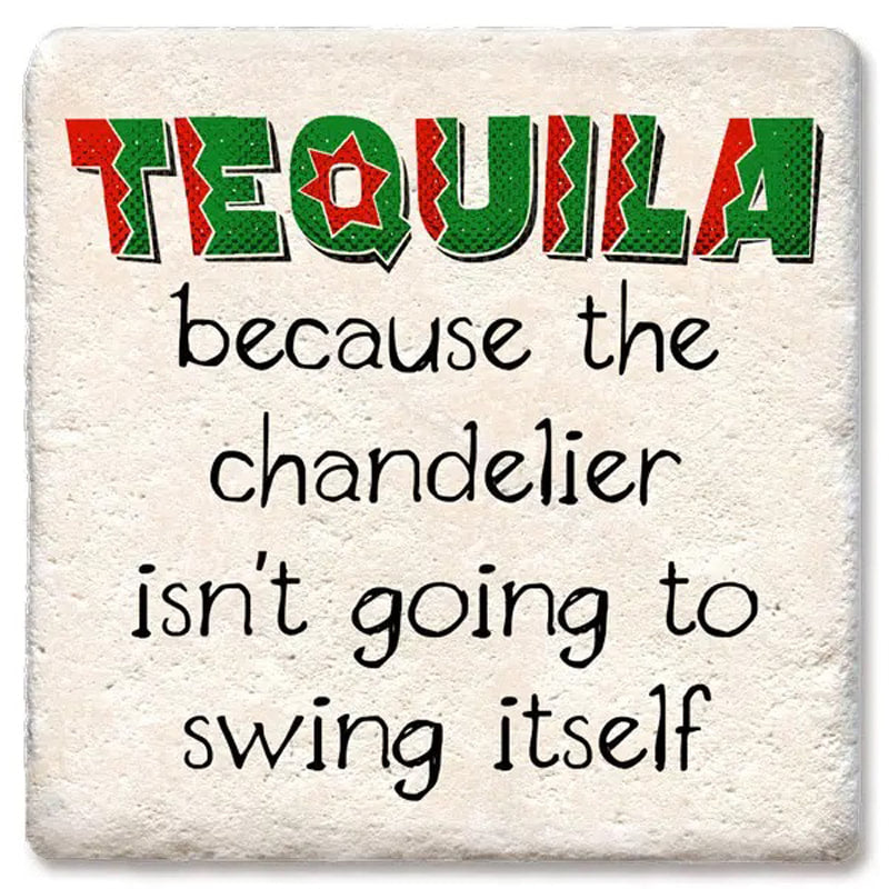 Tequila - Limestone Coaster by Tipsy