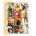 Retro Cowgirl Horse Lasso Retro Annie Oakley  - 10 Magnet Set - DD