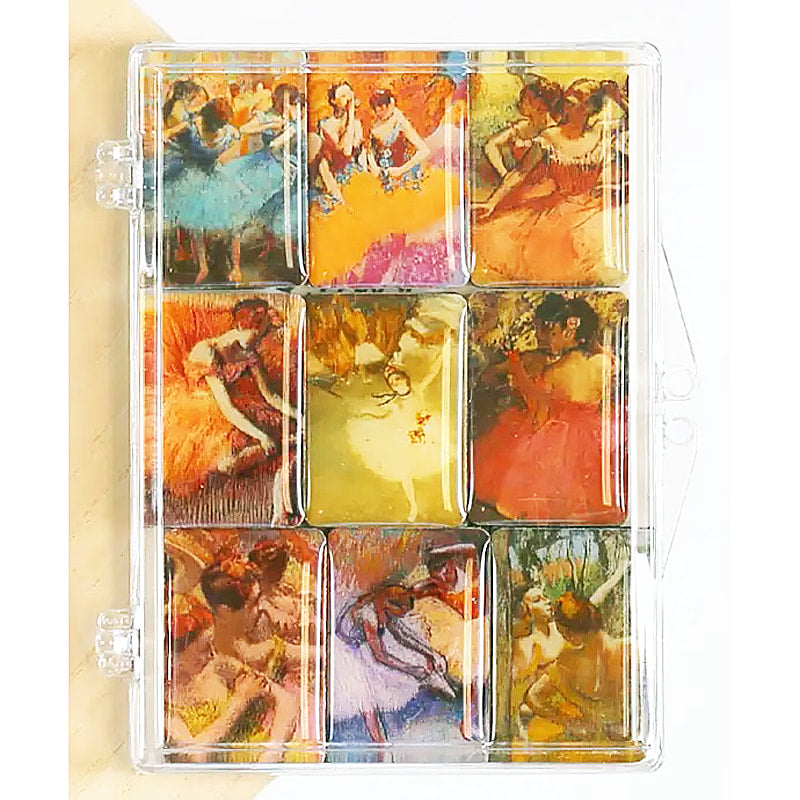 Degas Ballet Dancers - 9 Magnet Set - DD