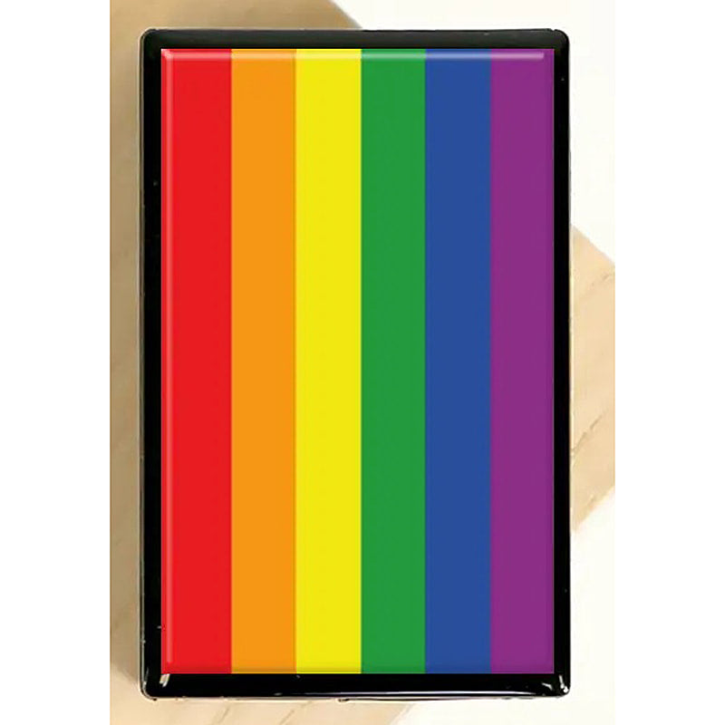 LGBTQ rainbow stripes - 2" matches in slide box - DD