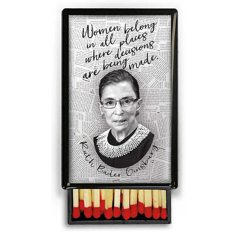 Ruth Bader Ginsburg Women Belong - 2" matches in slide box - DD