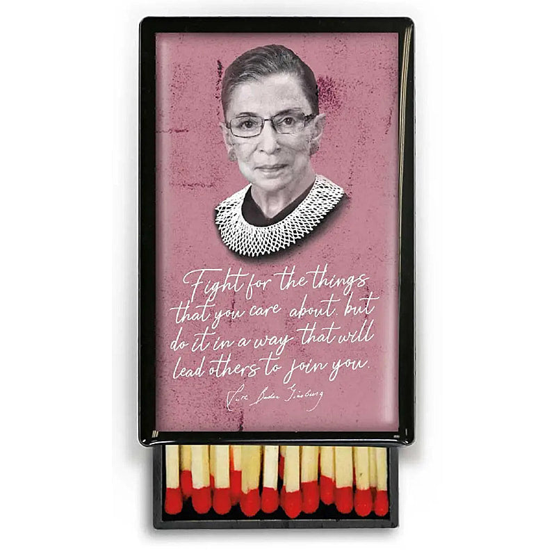 Ruth Bader Ginsburg - Fight- 2" matches in slide box - DD