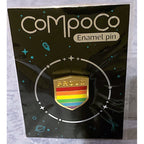 LGBTQ PROUD shiny gold badge Enamel Pin - EE