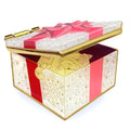 Sparkly gift box with surprise kitten - enamel pin -opens and closes -  EE