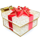 Sparkly gift box with surprise kitten - enamel pin -opens and closes -  EE