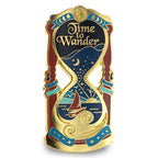 Time to Wander time glass with gold details- enamal pin - EE