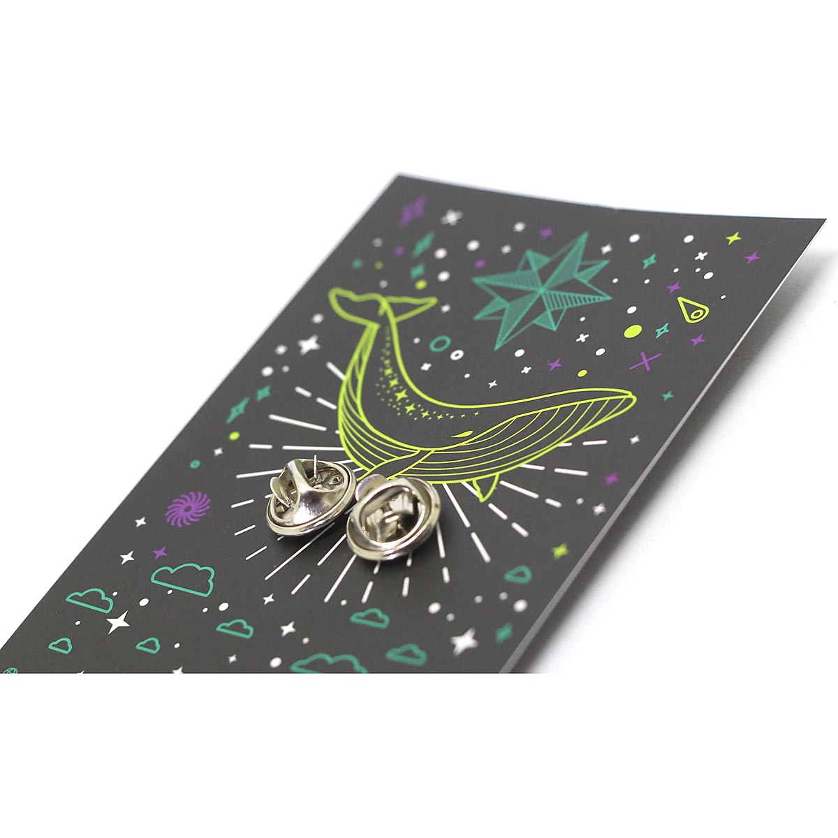Solar system Space Pool - enamal pin - EE