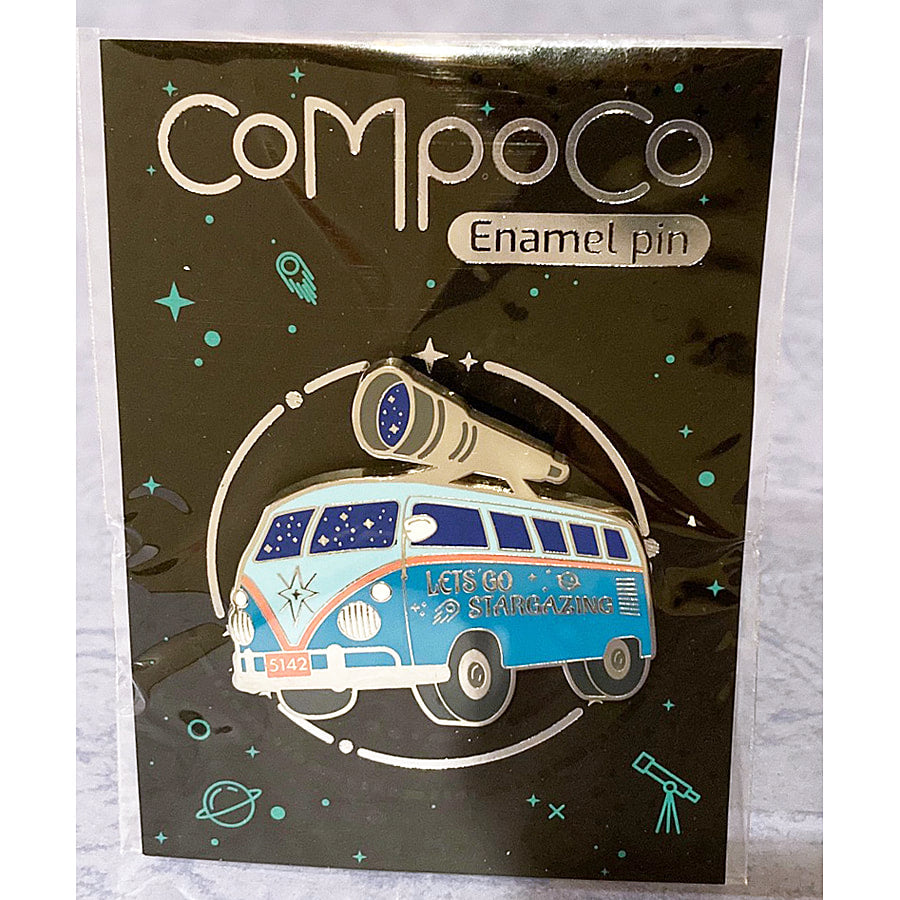 Stargazing Van - enamel pin - EE