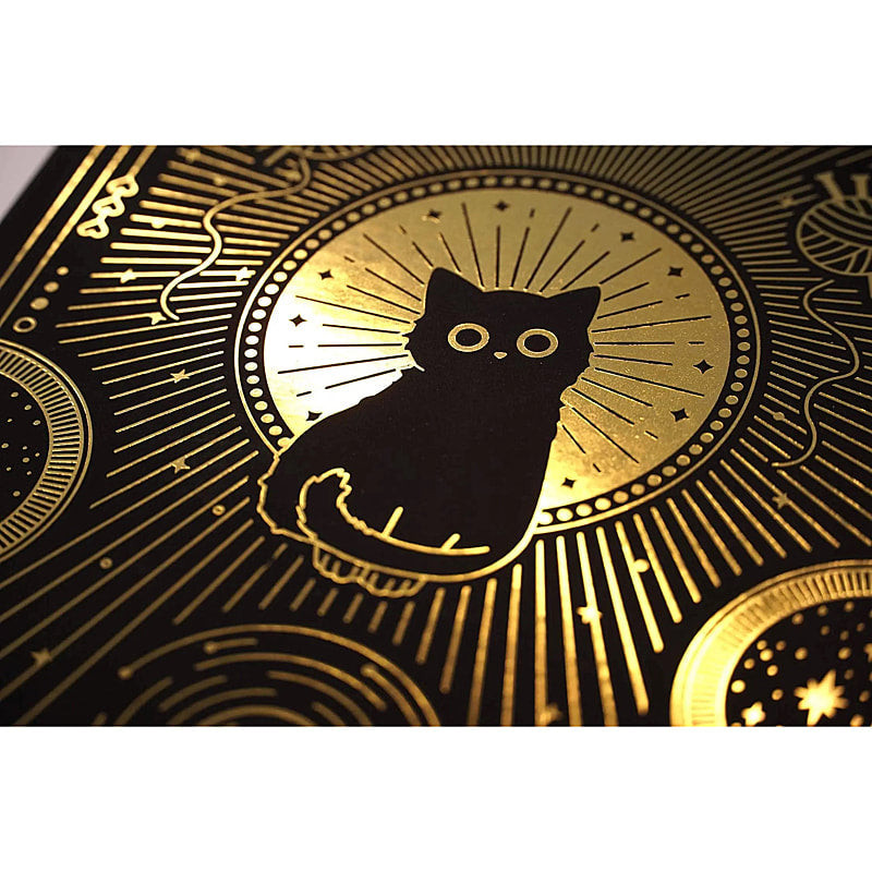 Good Luck Cat Lined Hardcover Notebook Journal - 5 3/4" X 8 1/4" - EE