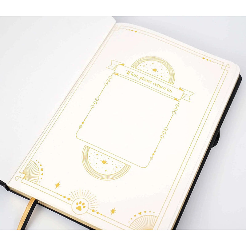 Good Luck Cat Lined Hardcover Notebook Journal - 5 3/4" X 8 1/4" - EE