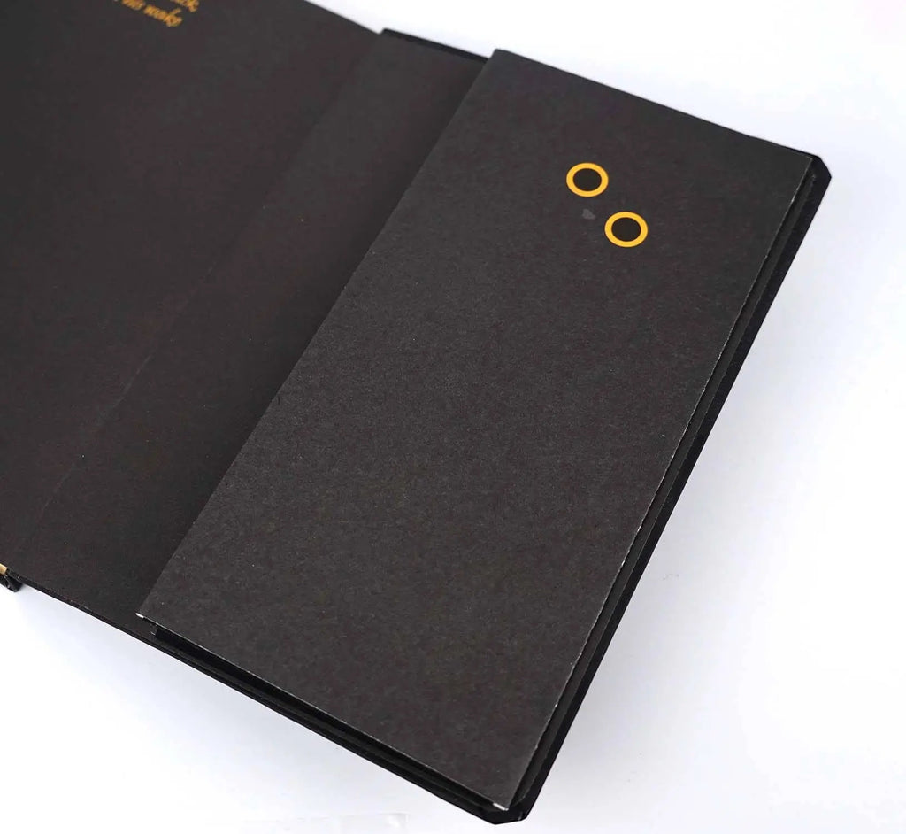 Good Luck Cat Lined Hardcover Notebook Journal - 5 3/4" X 8 1/4" - EE