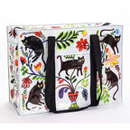 Blue Q Shopping Bag Shoulder Tote  - Here Kitty - Eco  - Pocket, Zipper, folding