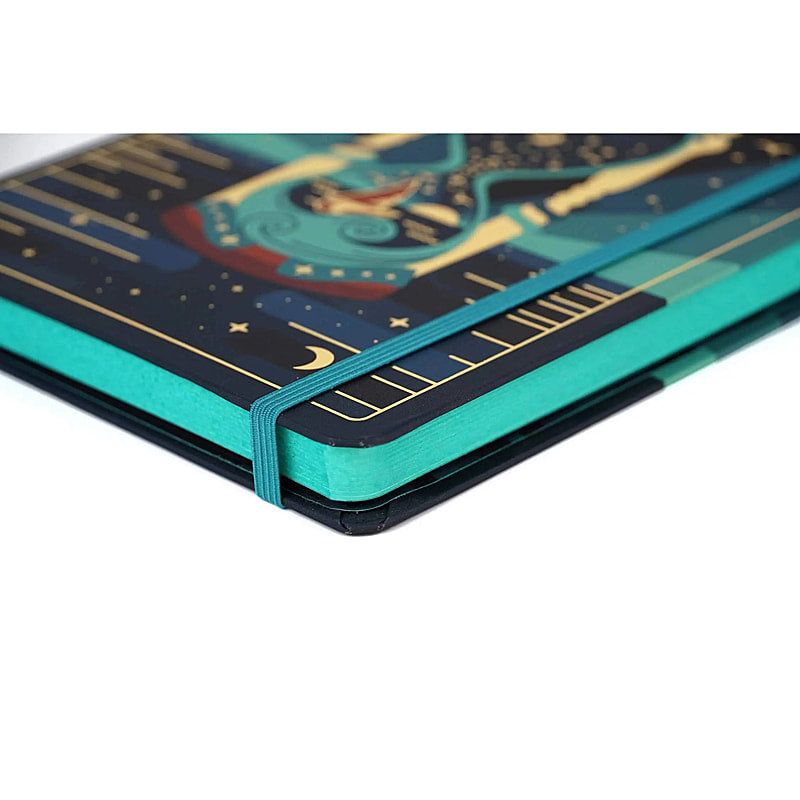 Time to Wander hard cover luxurious lined journal - 5 3/4" X 8 1/4" - EE