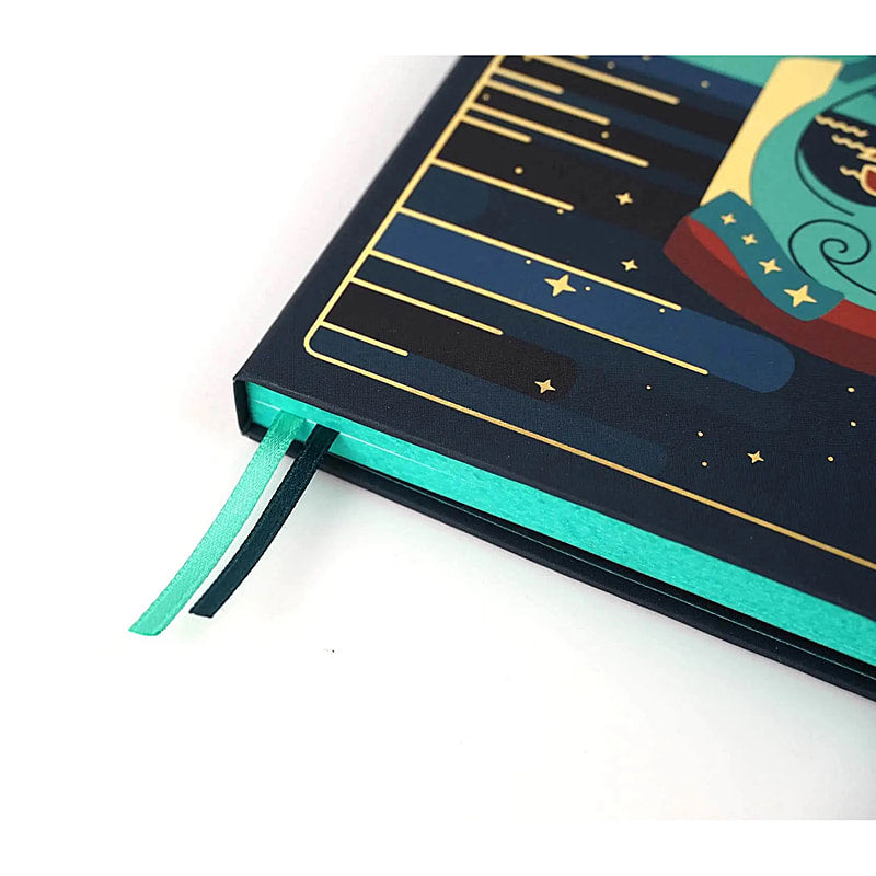 Time to Wander hard cover luxurious lined journal - 5 3/4" X 8 1/4" - EE