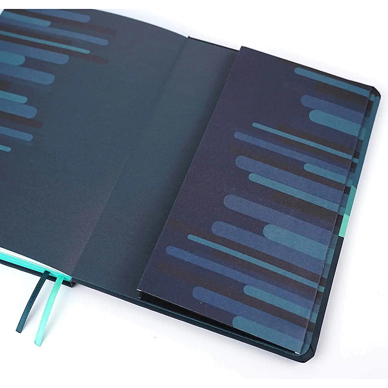 Time to Wander hard cover luxurious lined journal - 5 3/4" X 8 1/4" - EE