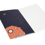 Mission lined, stitched notebook - 5 3/4" X 8 1/4" - EE
