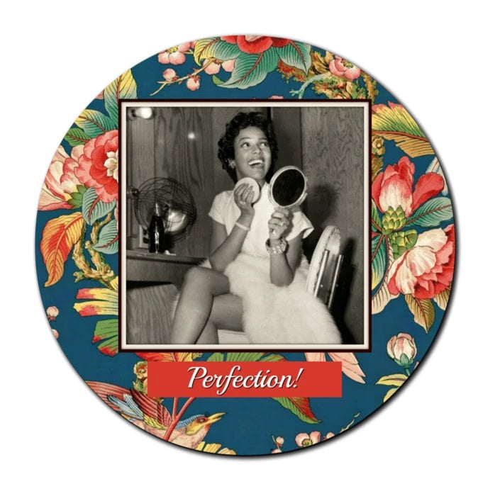 Perfection- Retro Pocket Mirror by Umlaut Brooklyn