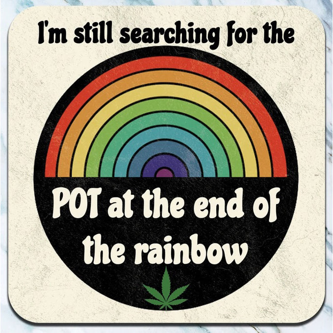 POT at the end of the rainbow - Coaster - AA