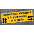 Directions - bumper magnet - AA