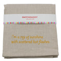 Ray of Sunshine - Kitchen Towel by MatchDadd