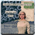 Child Proofed House - retro 4" x 4" Coaster - AA