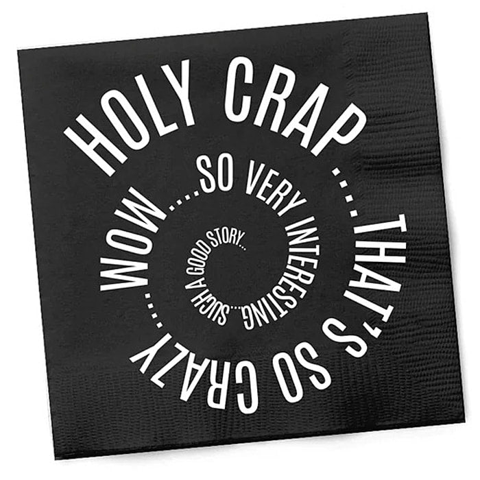 Holy Crap Napkins by Twisted Wares