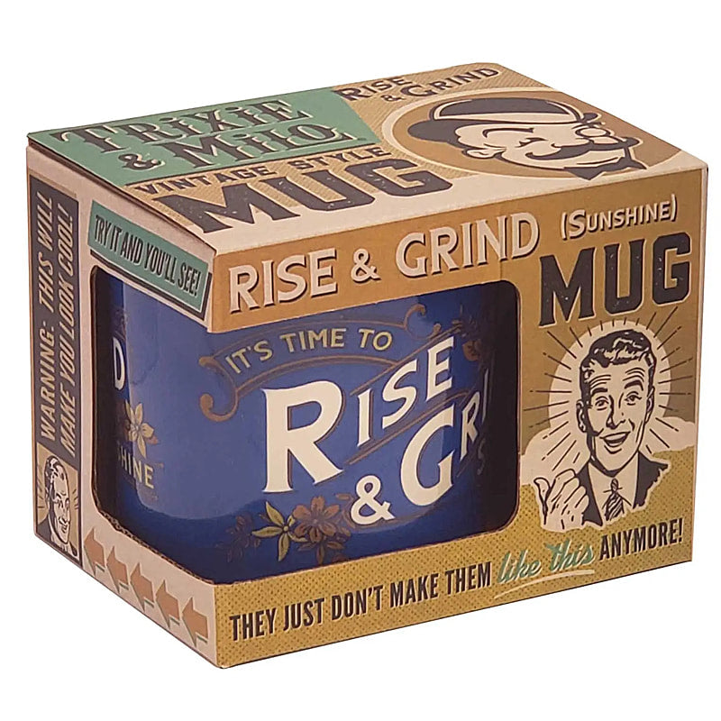 Rise & Grind Sunshine Coffee Mug by Lucky Jack fka Trixie and Milo