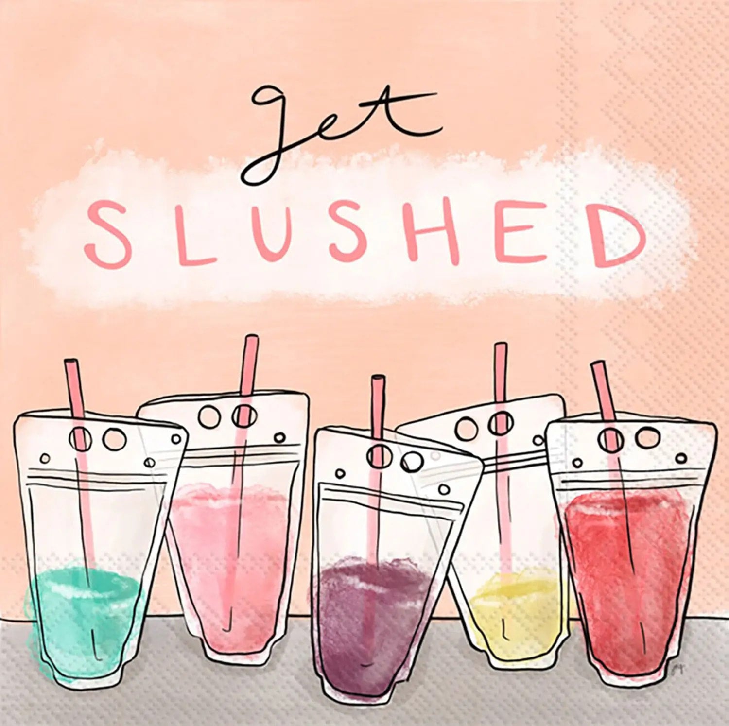 Get Slushed - Cocktail Napkins