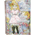 Girl Superpower - Hard Cover spiral notebook journal
