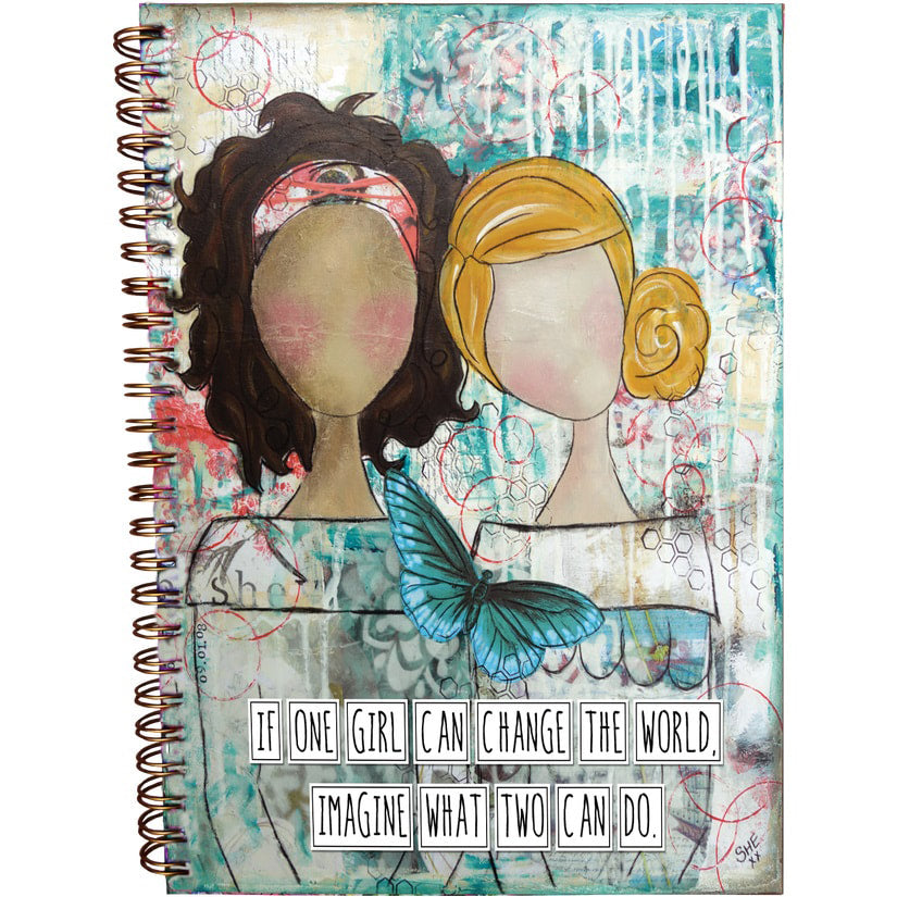 Together - Hard Cover spiral notebook journal