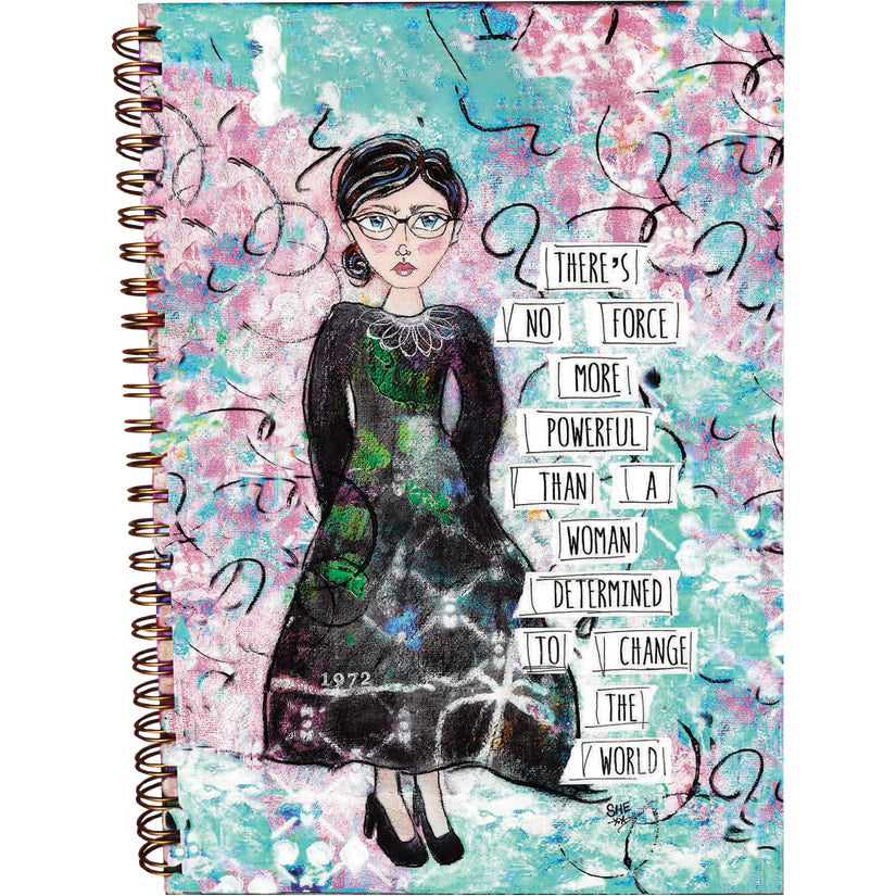 Change the World - Hard Cover spiral notebook journal
