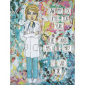Miss, Mrs, Dr, Ex  - 8x10 print of artwork