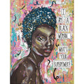 Black Woman Superpower  - 8x10 print of artwork