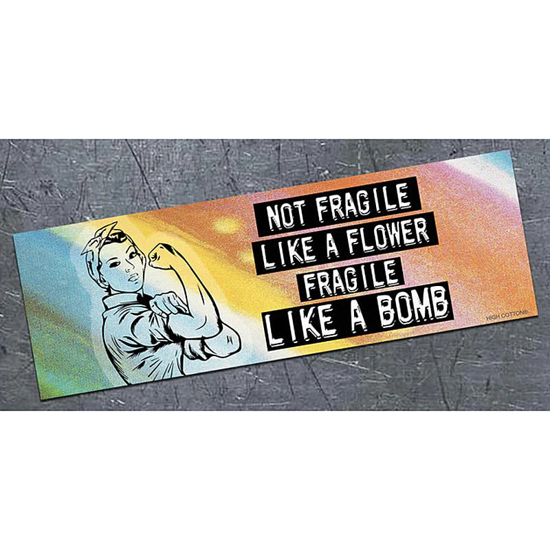 Fragile Like a Bomb - Bumper Magnet - AA