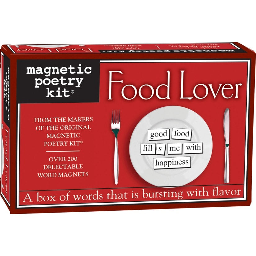 Food Lover themed Magnetic Poetry kit