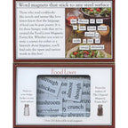 Food Lover themed Magnetic Poetry kit