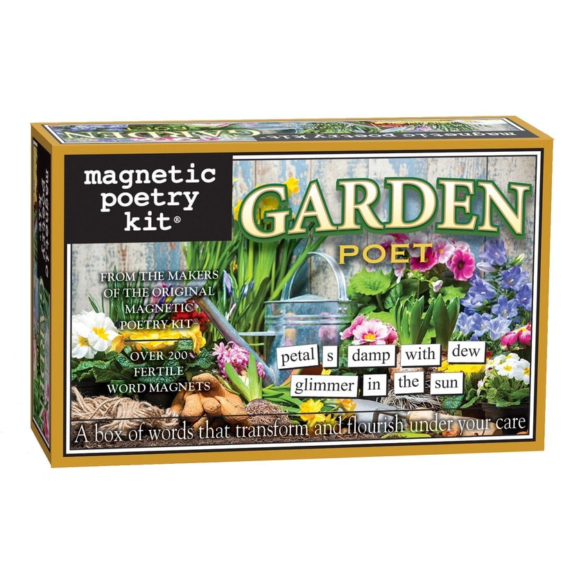 Garden themed Magnetic Poetry kit
