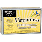 Happiness themed Magnetic Poetry kit