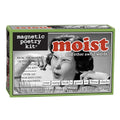 Moist themed Magnetic Poetry kit