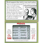 Moist themed Magnetic Poetry kit